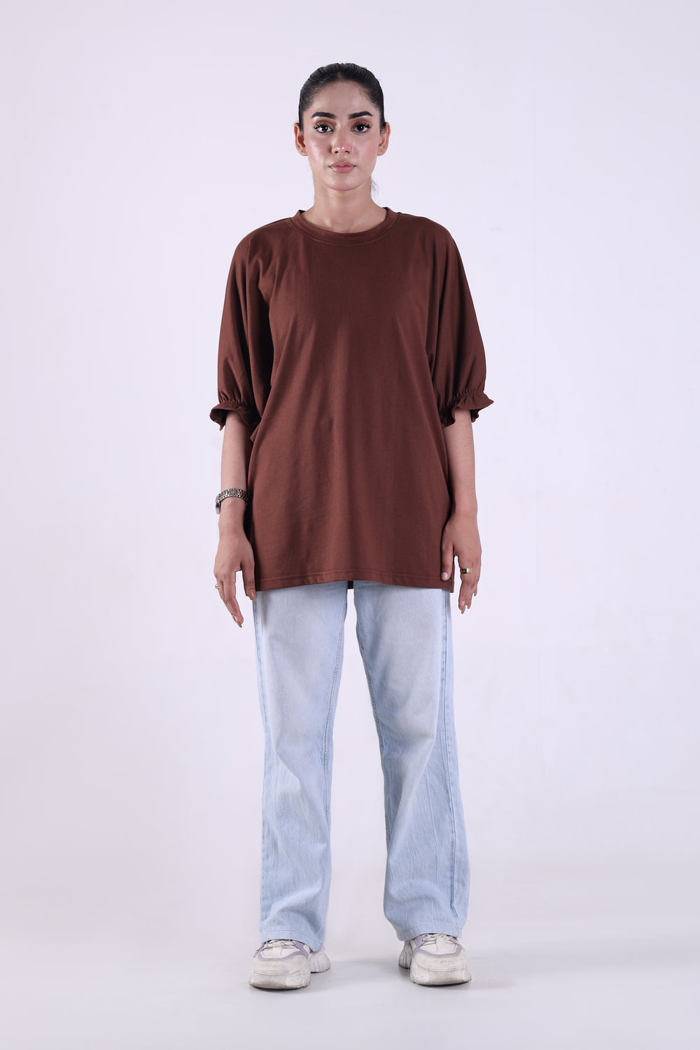 Women T-shirt - Relaxed-fit | Choco Brown
