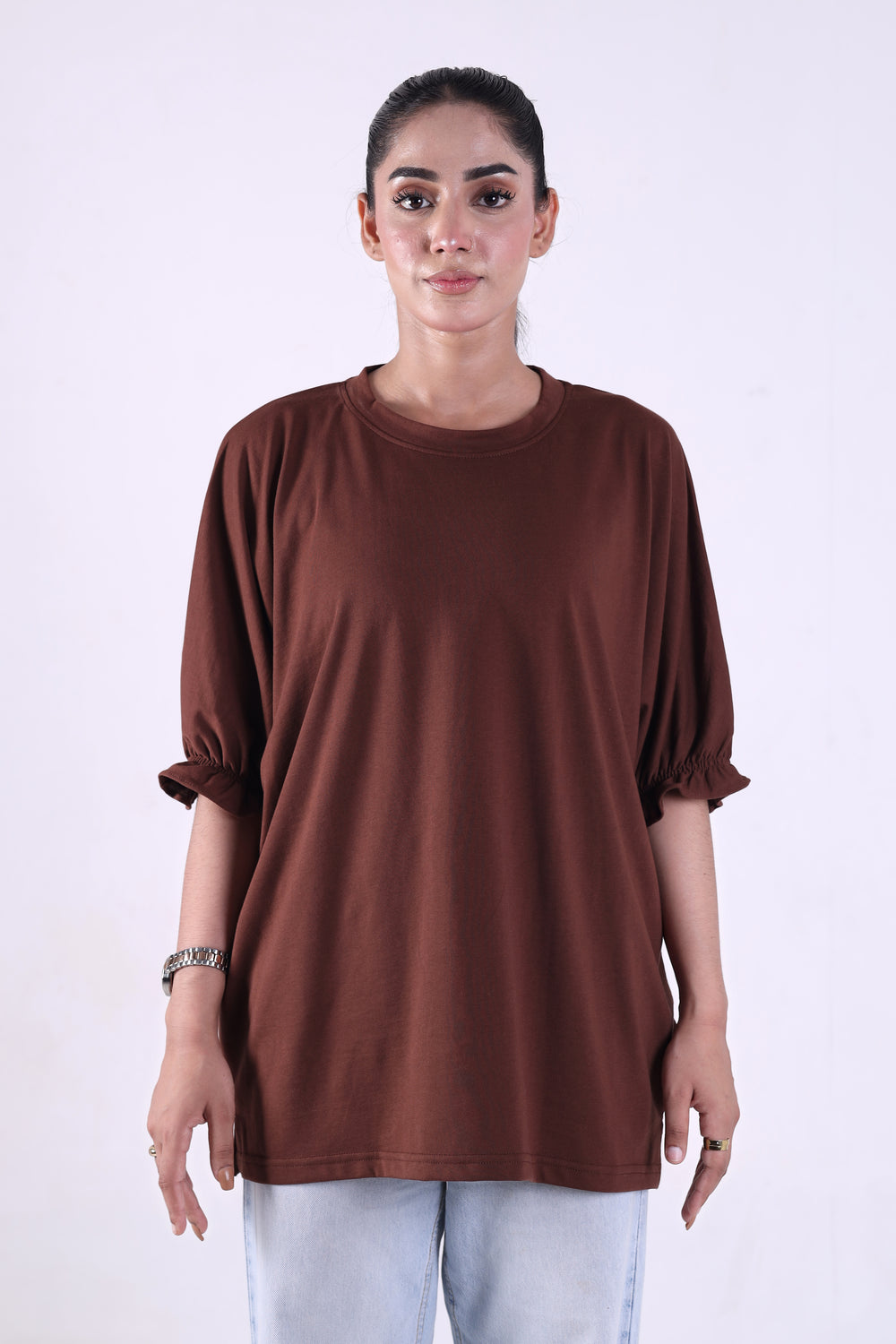 Women T-shirt - Relaxed-fit | Choco Brown