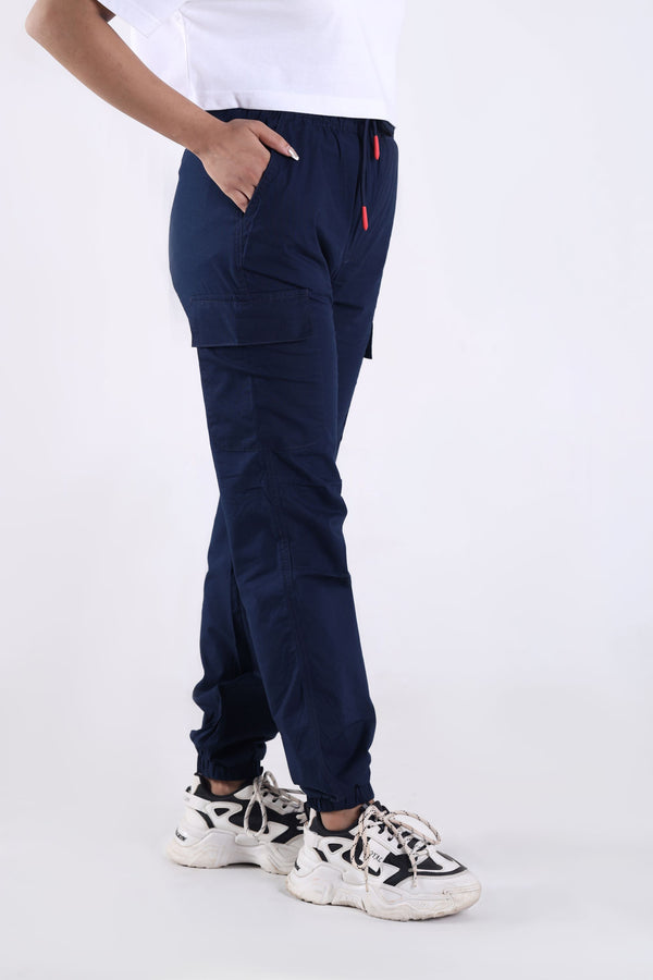 Women's Cargo Trouser - Navy