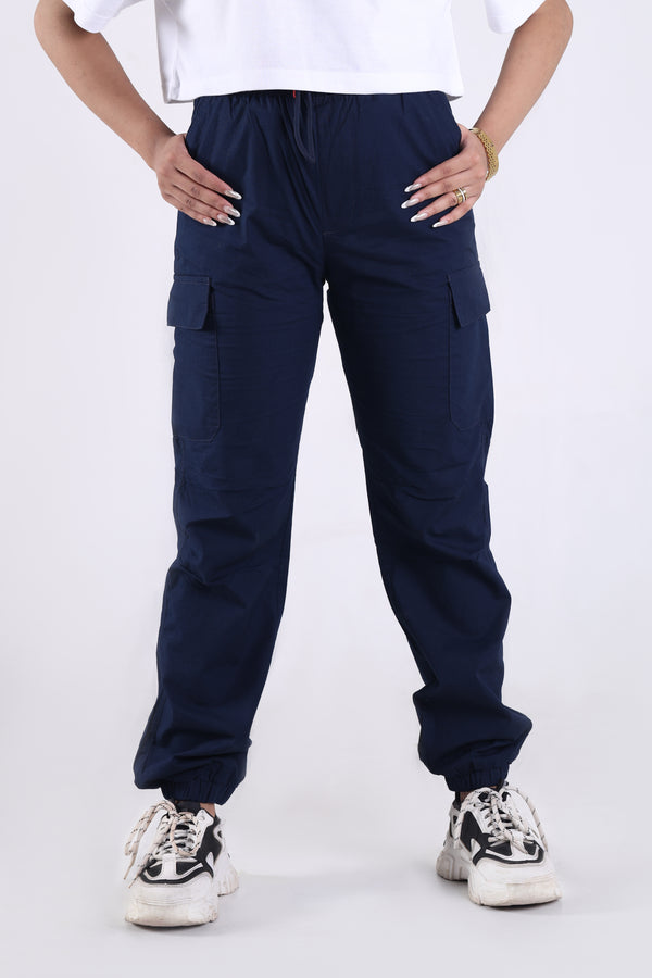 Women's Cargo Trouser - Navy