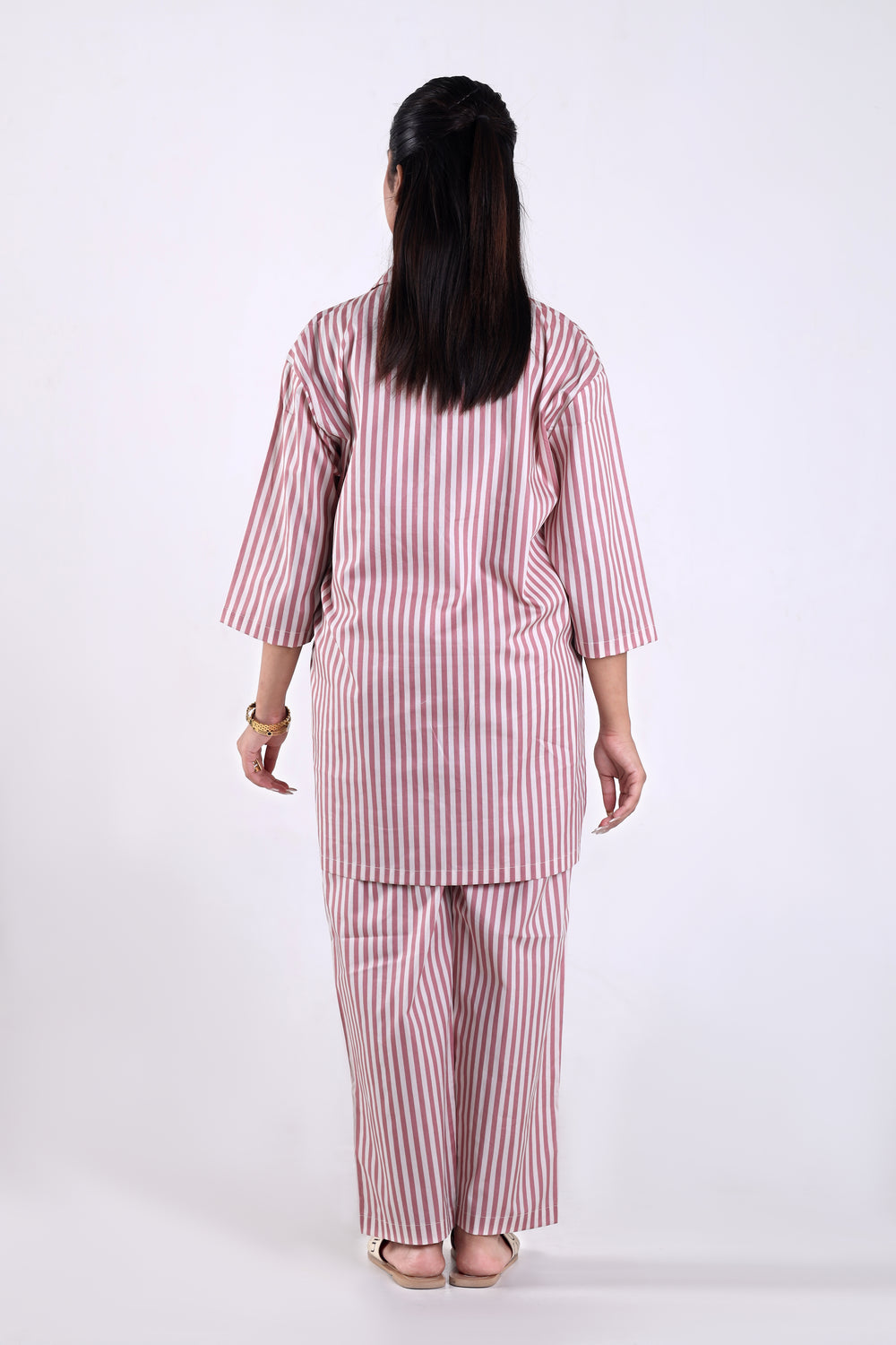 Women's Sleepwear Suit - Pink Stripe