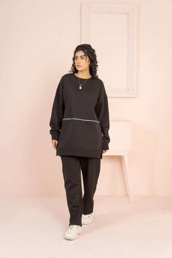 Women's Loungewear Co-Ord Set - Black