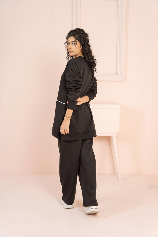 Women's Loungewear Co-Ord Set - Black