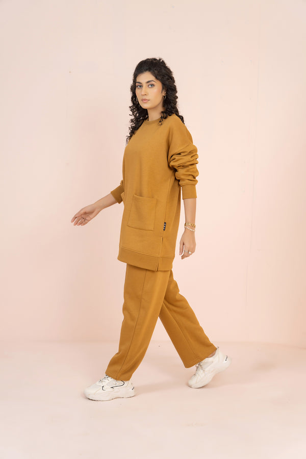 Women's Loungewear Co-Ord Set - Mustard