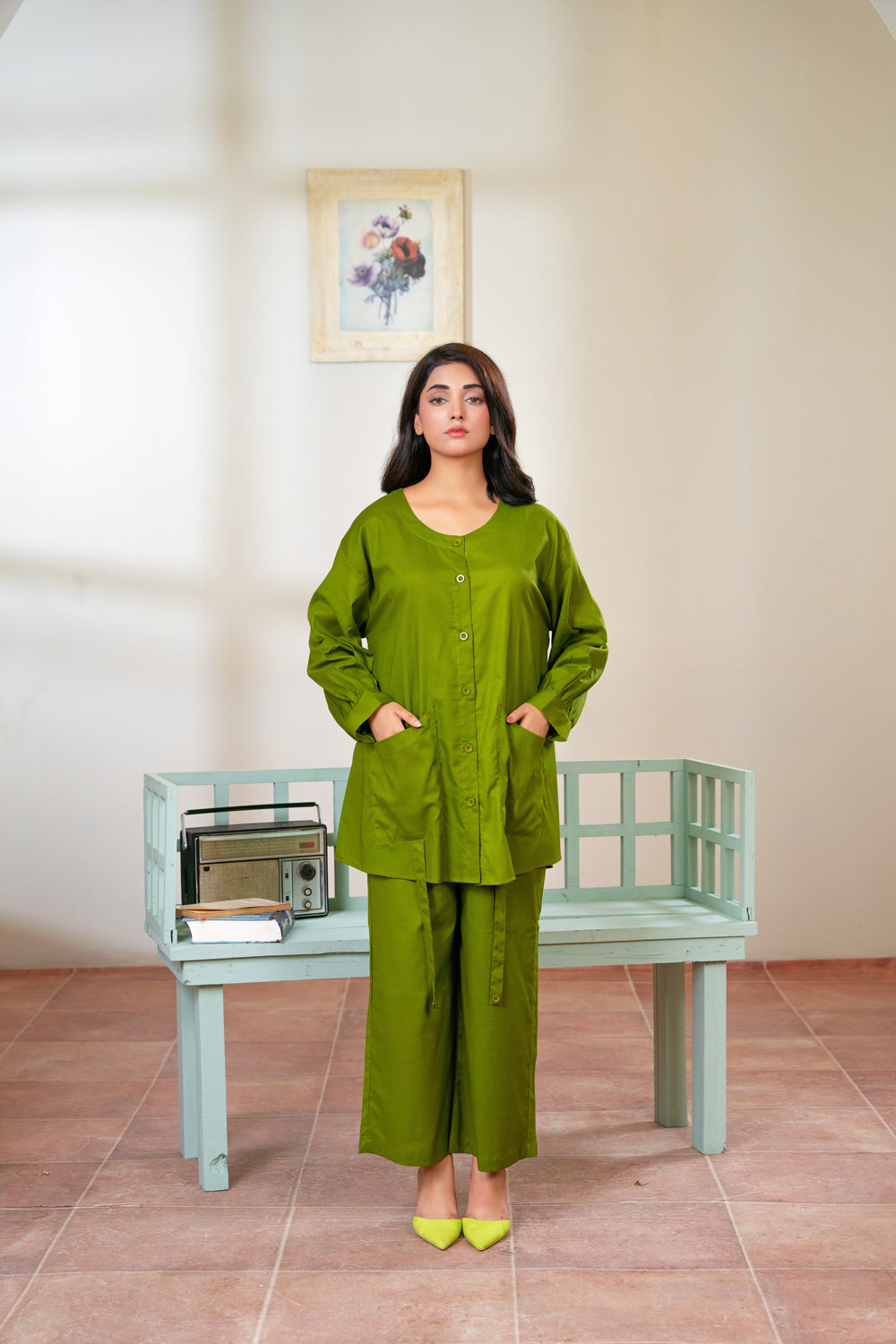 Women Loungewear -Olive Green