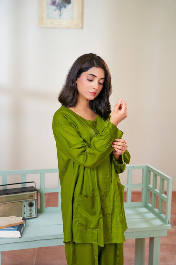 Women Loungewear -Olive Green