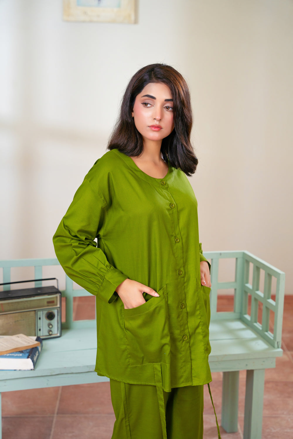 Women Loungewear -Olive Green