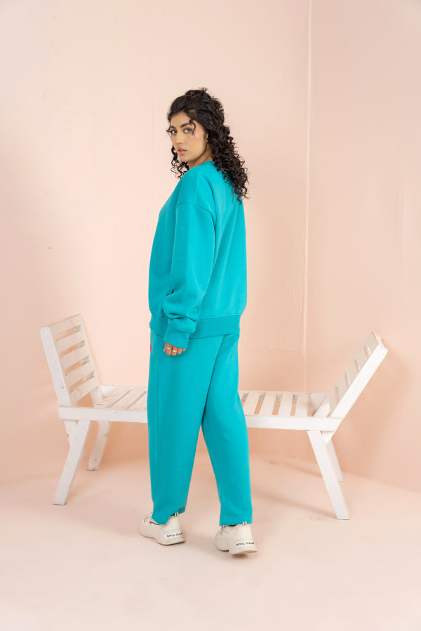Women's Emb Track Suit- Zink