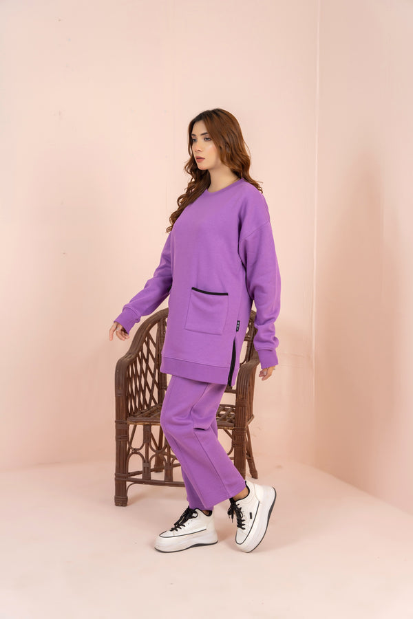 Women's Loungewear Co-Ord Set - Purple