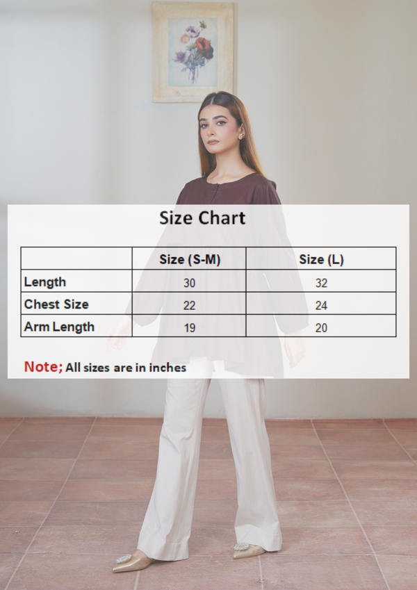 Women Loungewear Top - Chocolate