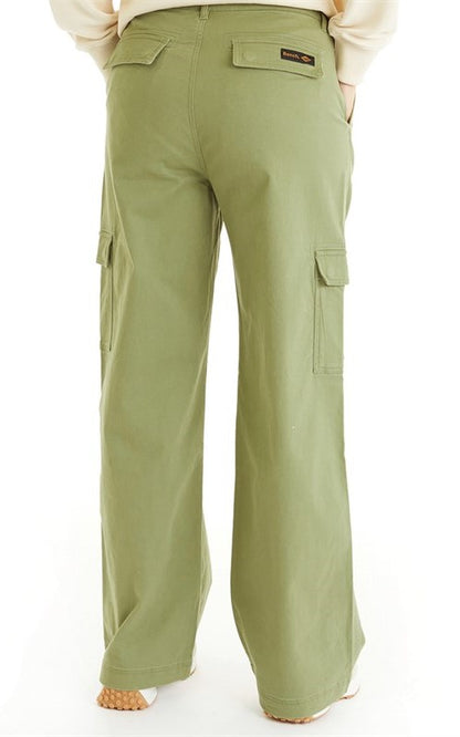 Women's Cargo Pants Sage Green Belt loops Cargo Trousers