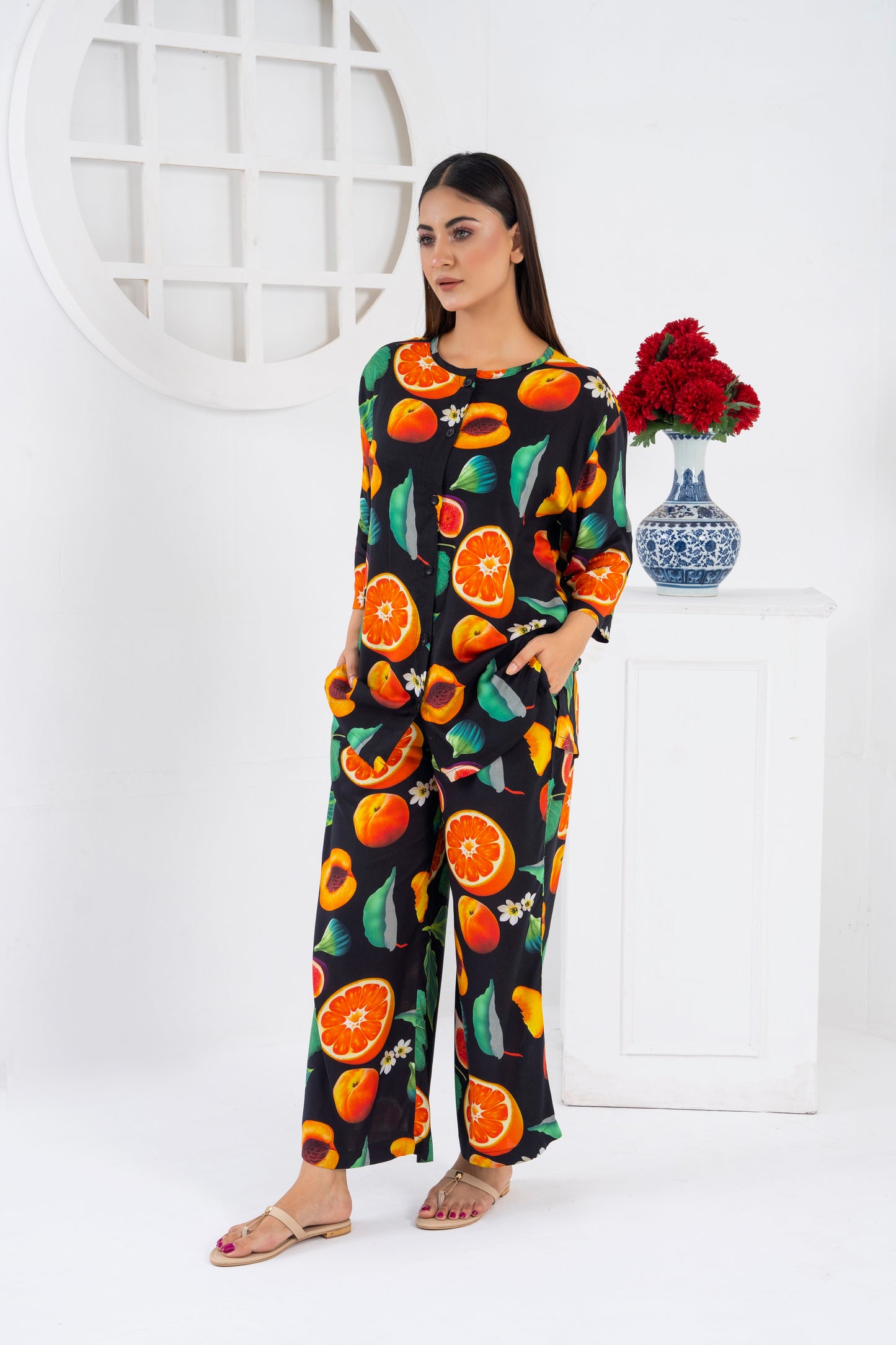 Women's Sleepwear Suit - Fruitfull Valley