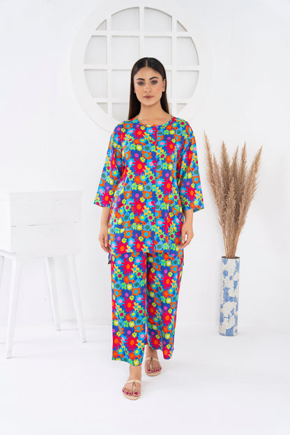 Women's Sleepwear Suit - Colors of Life