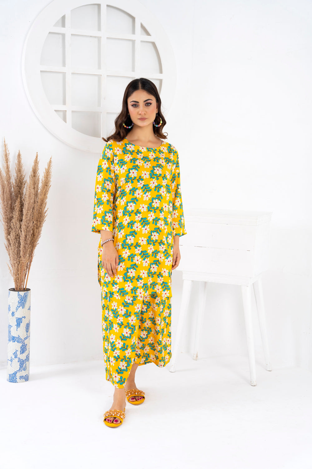 Women's Classic Loungewear Wear-Sun Flower