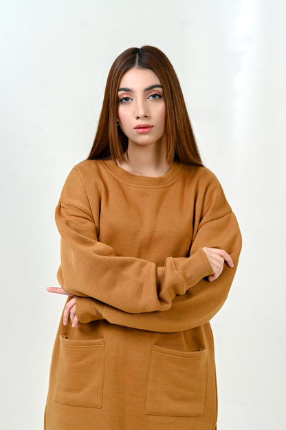 Women's Fashion Co-Ord Set - Mustard