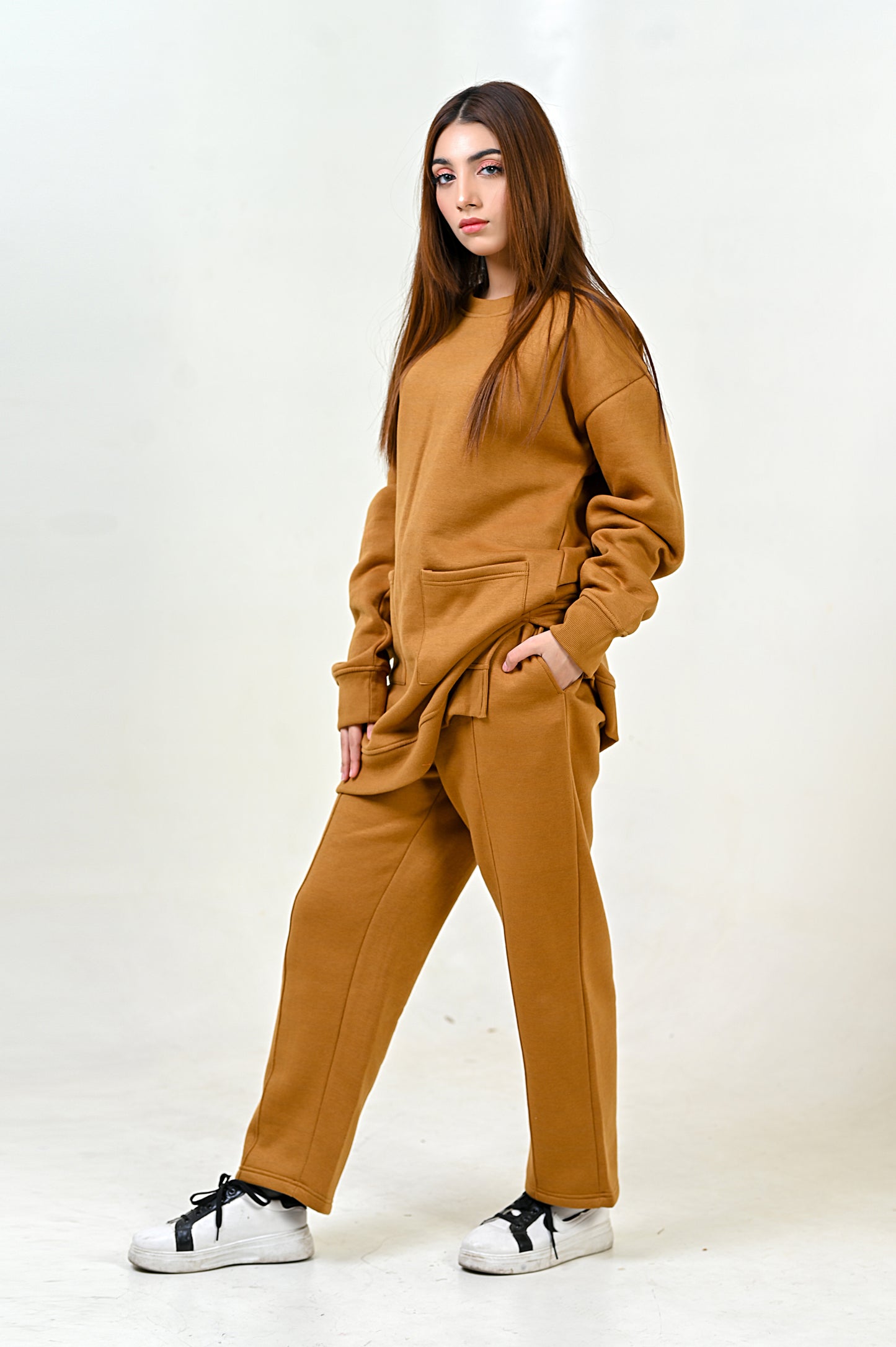 Women's Fashion Co-Ord Set - Mustard