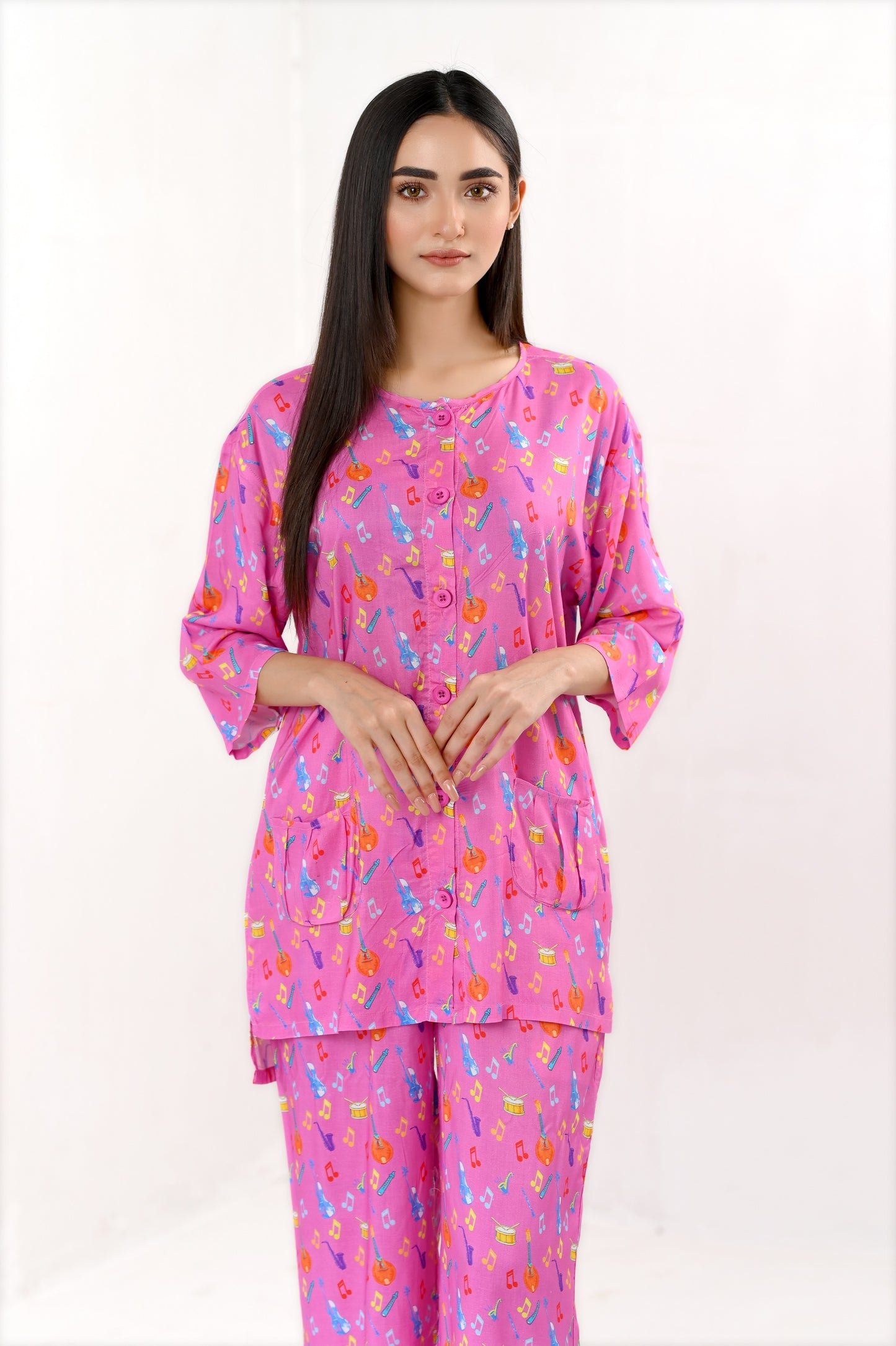 Women's Sleepwear Suit - Musical Beats