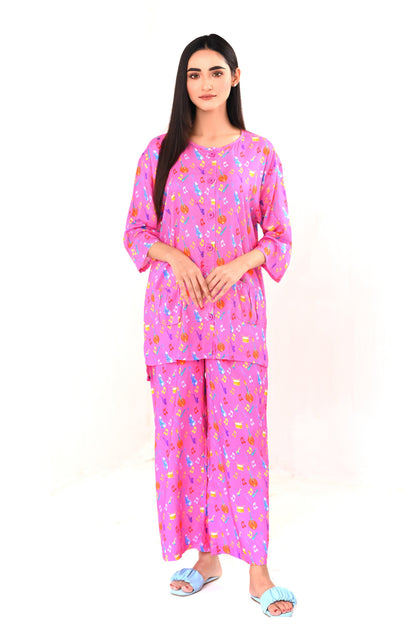 Women's Sleepwear Suit - Musical Beats