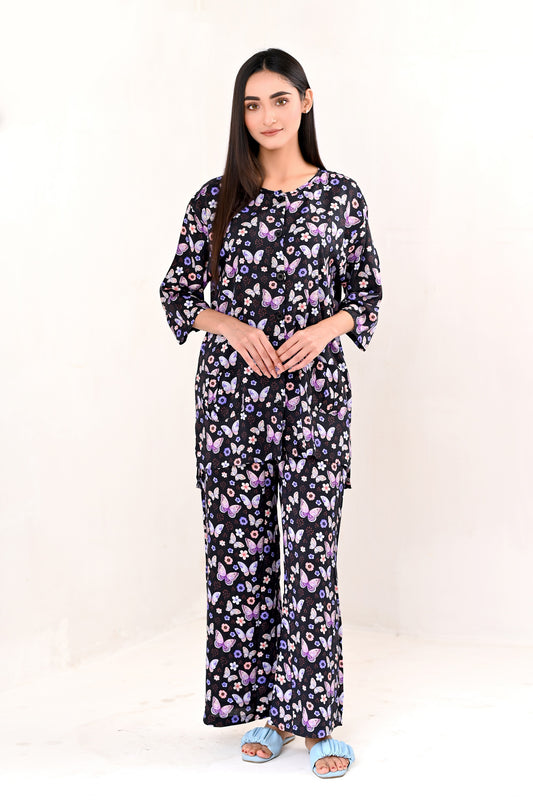 Women's Sleepwear Suit - Butterfly