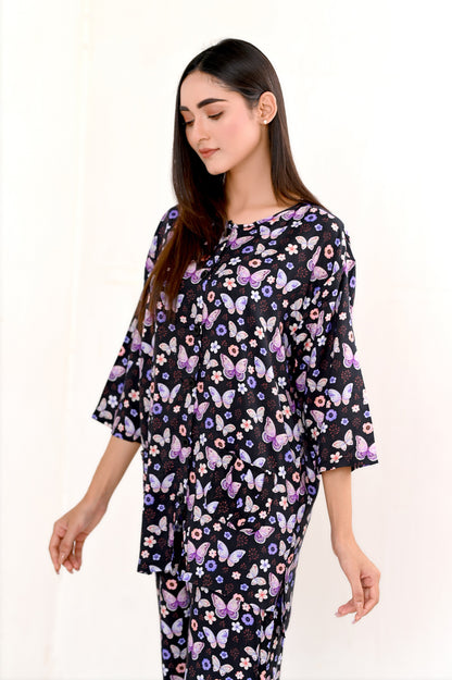 Women's Sleepwear Suit - Butterfly