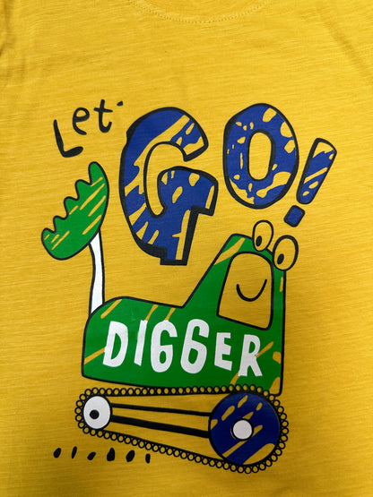 Kids t -shirt_Let's go Digger