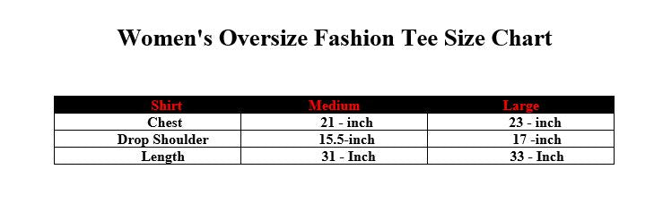 Women Oversized T-Shirt- Los Angles - Since 2016