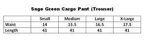 Women's Cargo High waisted - Sage Green