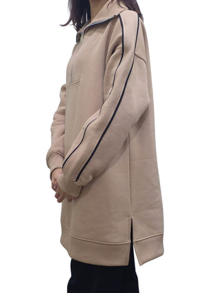 Women Sweatshirt |Loose-Fit | Beige