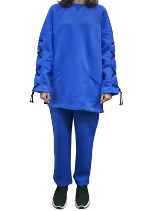Women Loungewear| Co-Ord Set - Royal Blue