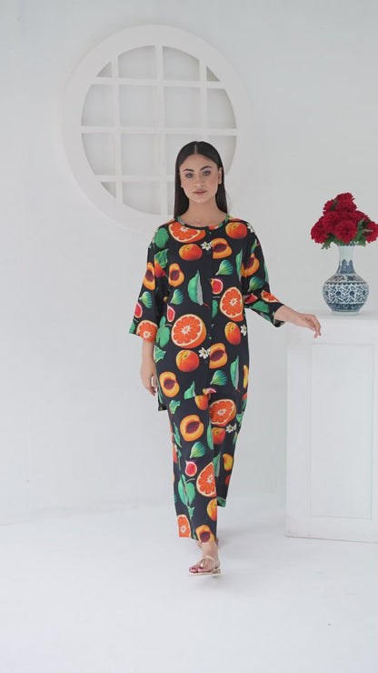 Women's Sleepwear Suit - Fruitfull Valley