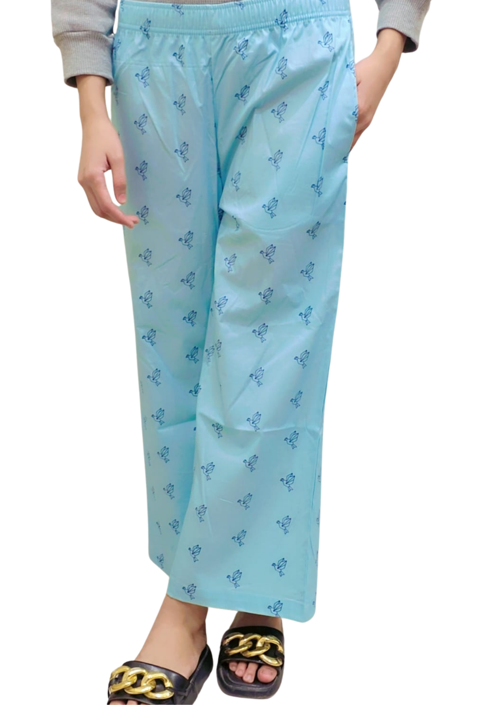 Loungewear Wide-Leg Pajama- The Bird
