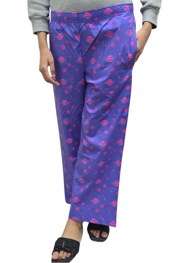 Loungewear Wide-Leg Pajama- The Space