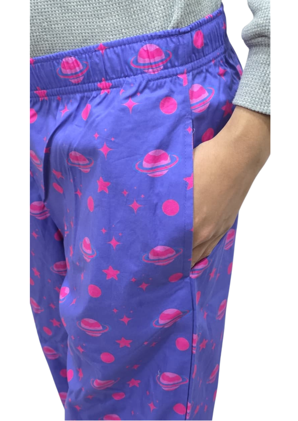 Loungewear Wide-Leg Pajama- The Space