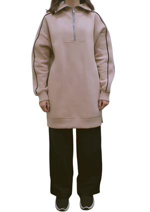 Women Sweatshirt |Loose-Fit | Beige