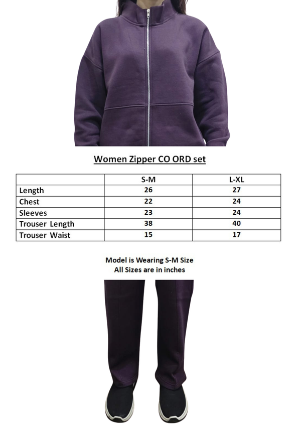 Women Loungewear | Co-Ord Set - Plum
