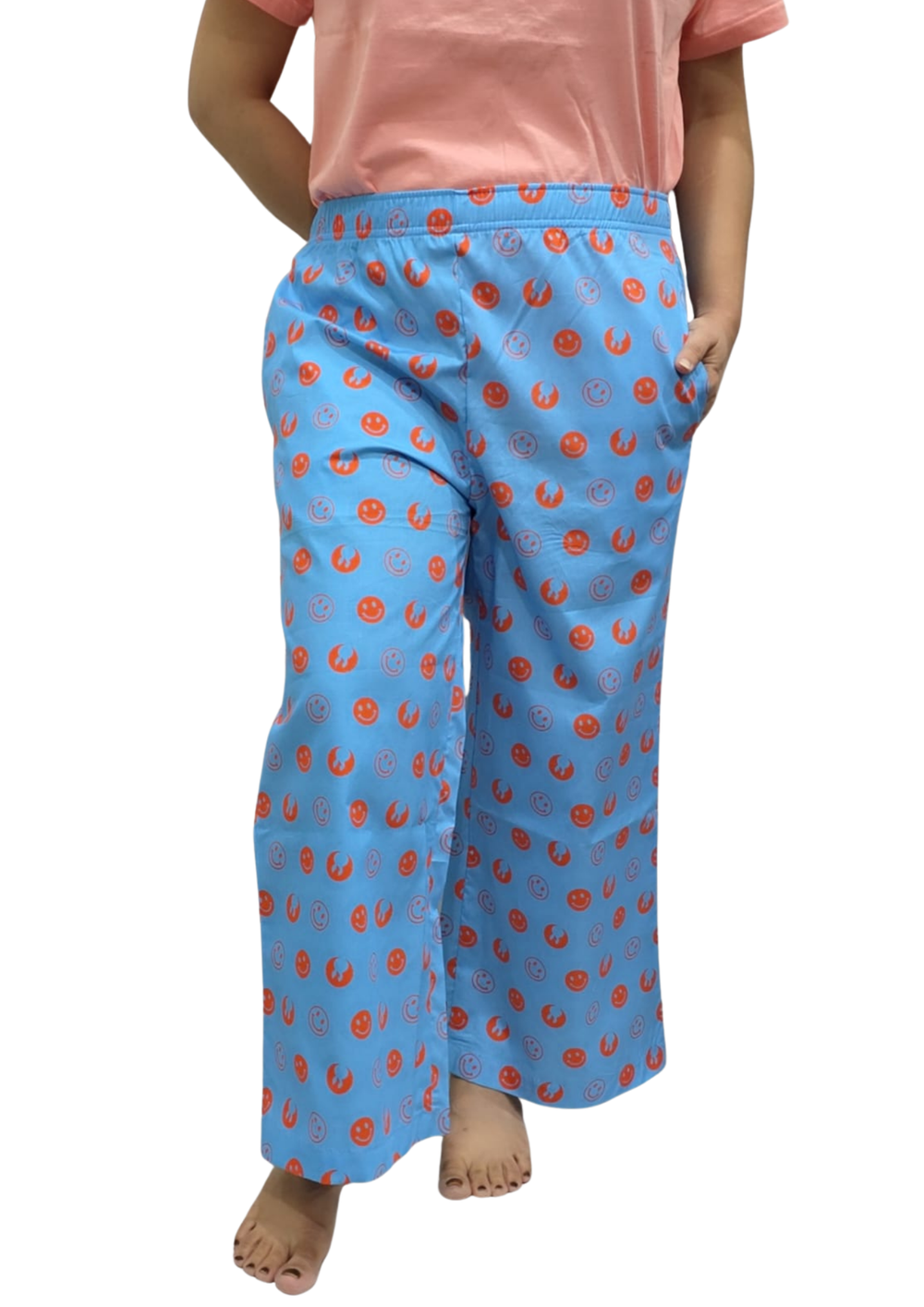 Loungewear Wide-Leg Pajama- The Smile
