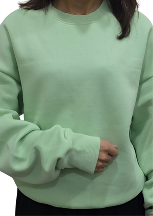 Women Sweatshirt |Pastel Green