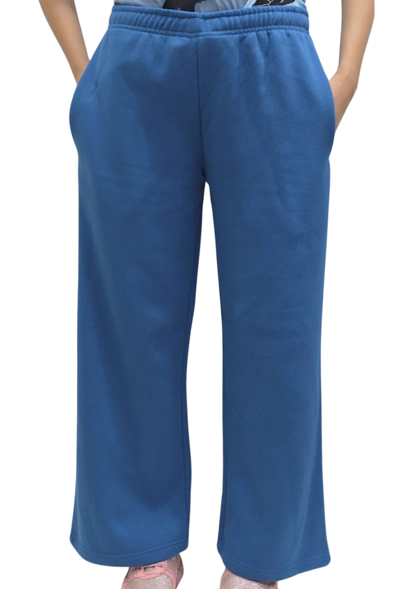 Women Wide Leg  Bottom - Sapphir Blue