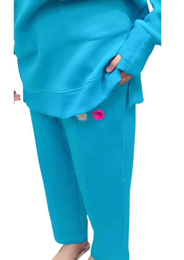 Women Loungewear | Co-Ord Set |Aqua Blue