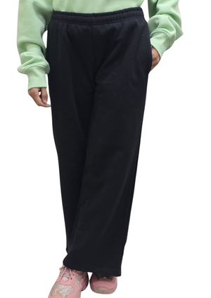 Women Wide Leg  Bottom - Black