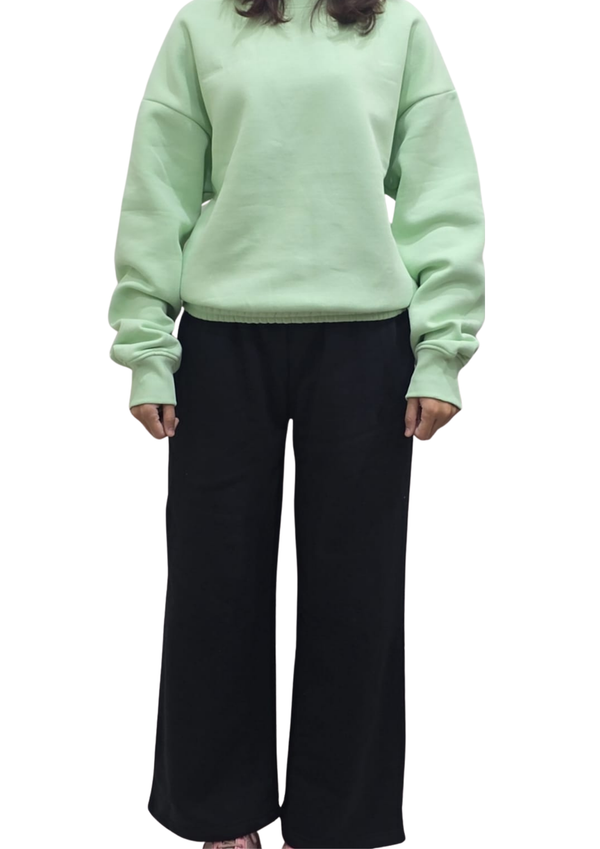 Women Sweatshirt |Pastel Green