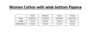 Women Goodnight  Wide Bottom Pajama - Purple Box