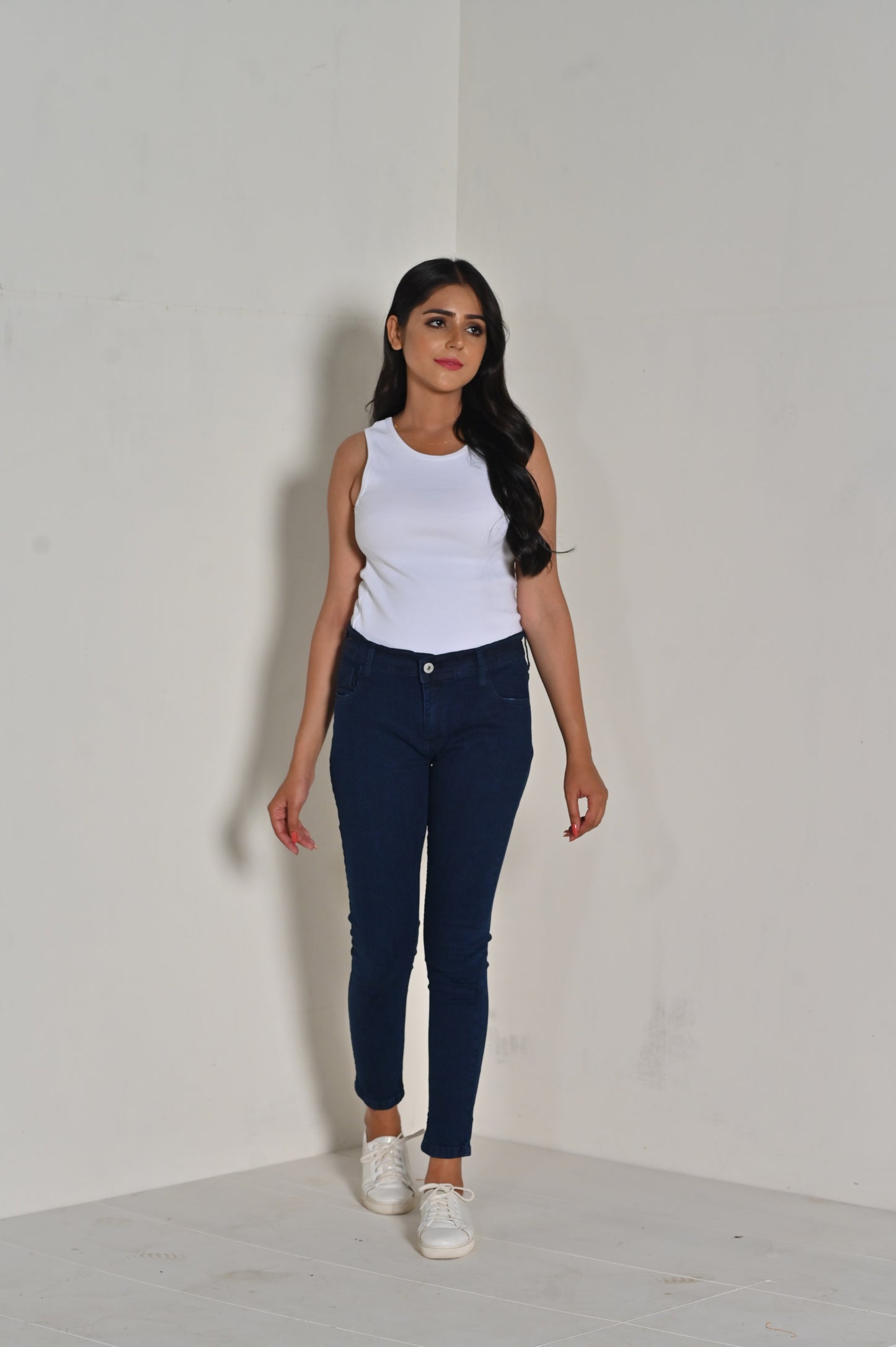 BASIC Regular SKINNY JEANS - Blue