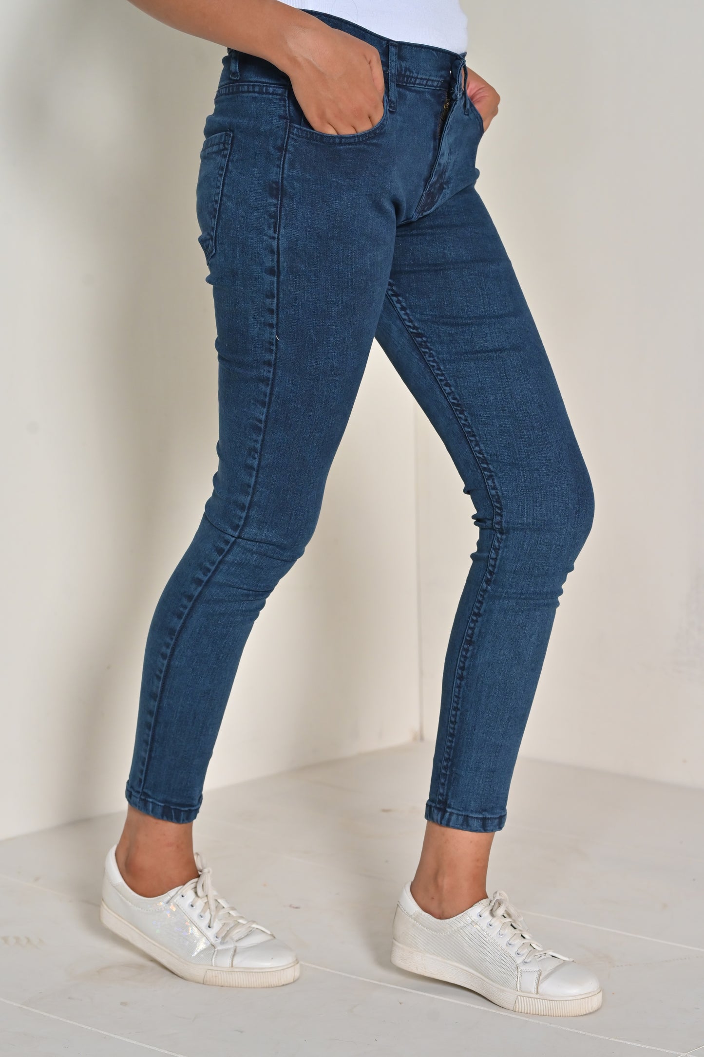 BASIC Regular SKINNY JEANS- Denim