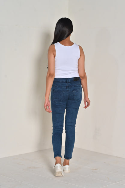 BASIC Regular SKINNY JEANS- Denim