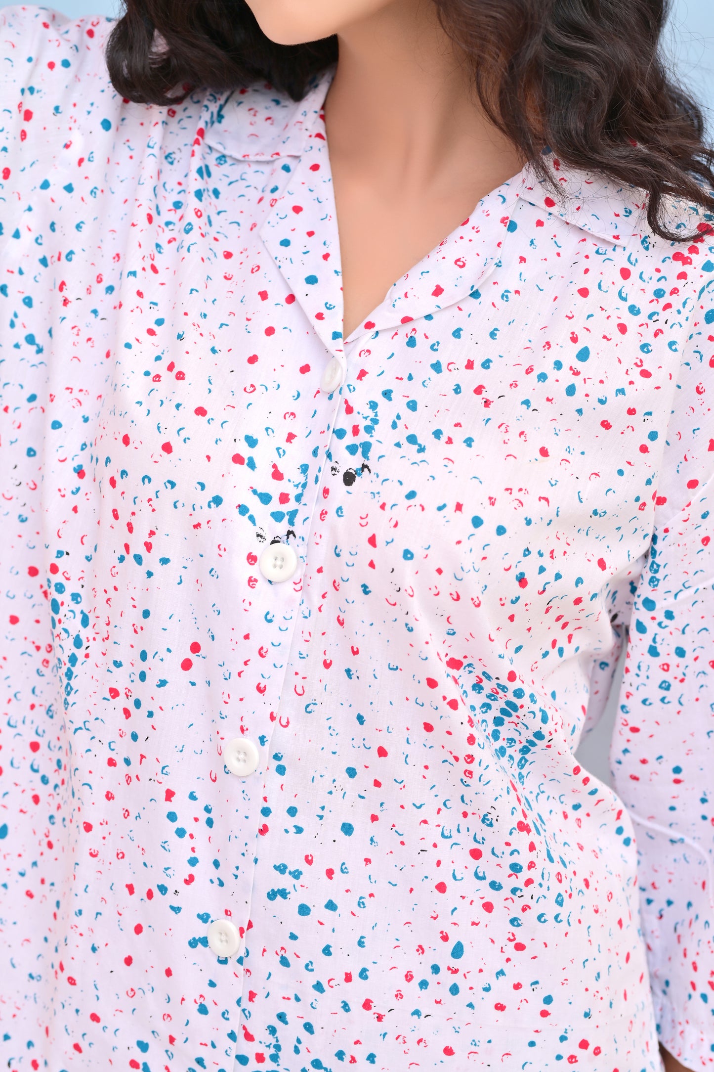 Women's Sleepwear Suit- Artistic Dot