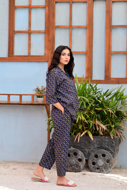 Women's Sleepwear Suit- Black King