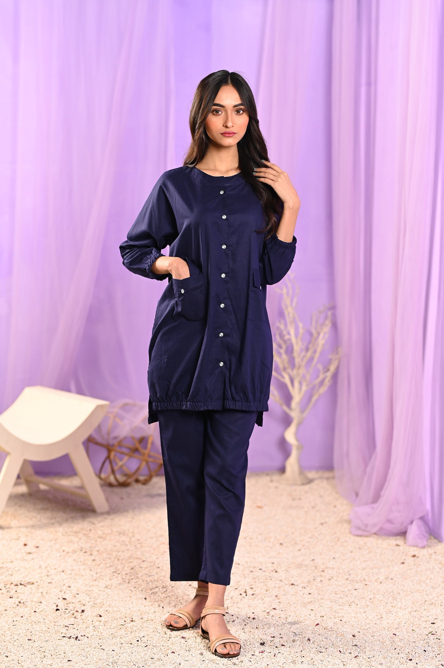 Women's Fashion Suit - Navy