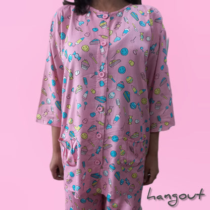 Women's Sleepwear Suit - Candy