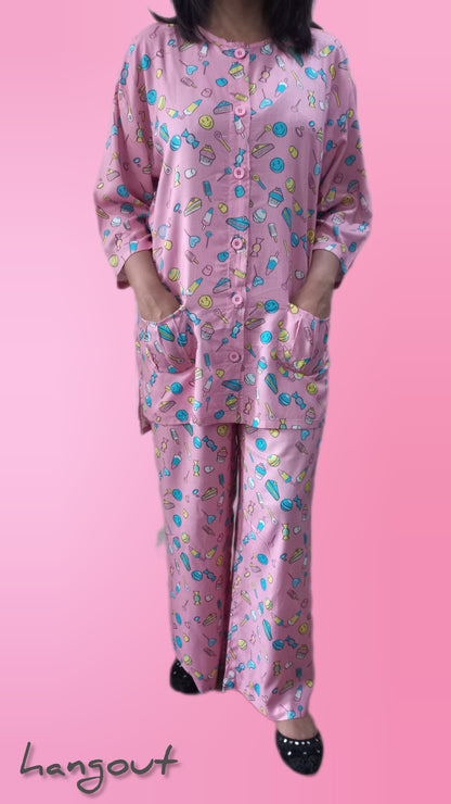 Women's Sleepwear Suit - Candy